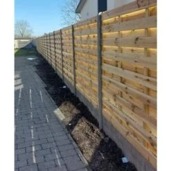 Houten Scherm Horizontaal B200xH80cm -Bouw Materialens Winkel houten scherm horizontaal b200xh80cm 2