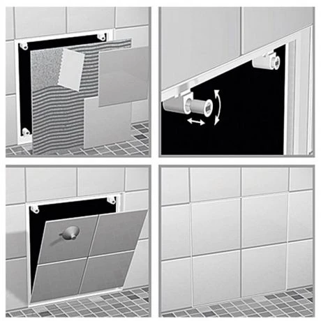 SEMIN Inspectieluik Badkader 'RUG' - 30x30 4 SEMIN Inspectieluik Badkader 'RUG' - 30x30 - Afbeelding 4