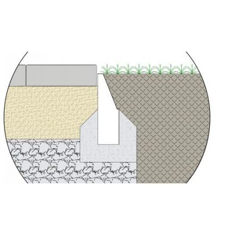 Inviso Boordsteen 100x20x6-1,5cm Antraciet Zwart 2 Inviso Boordsteen 100x20x6-1,5cm Antraciet Zwart - Afbeelding 2