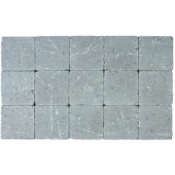 Klinker Cilinder Getrommeld 15x15x6 Grijs (pallet 9,55m²)