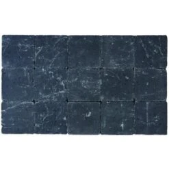 Klinker Cilinder Getrommeld 15x15x6 Zwart (pallet 9,55m²)