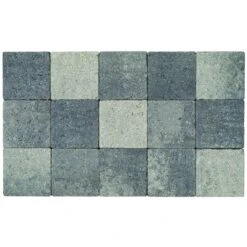 Klinker In-line Trommeling 15x15x6 Grijs-zwart (pallet 11,7m²)