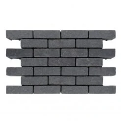 Klinker Waterdoorlaatbaar 20x6.5x8 Zwart Inline (pallet 6,32m²)