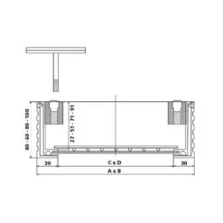 Klinkerdeksel LSDRAIN ALU Light 8cm 80x80 -Bouw Materialens Winkel klinkerdeksel ls light 8cm 80x80 3
