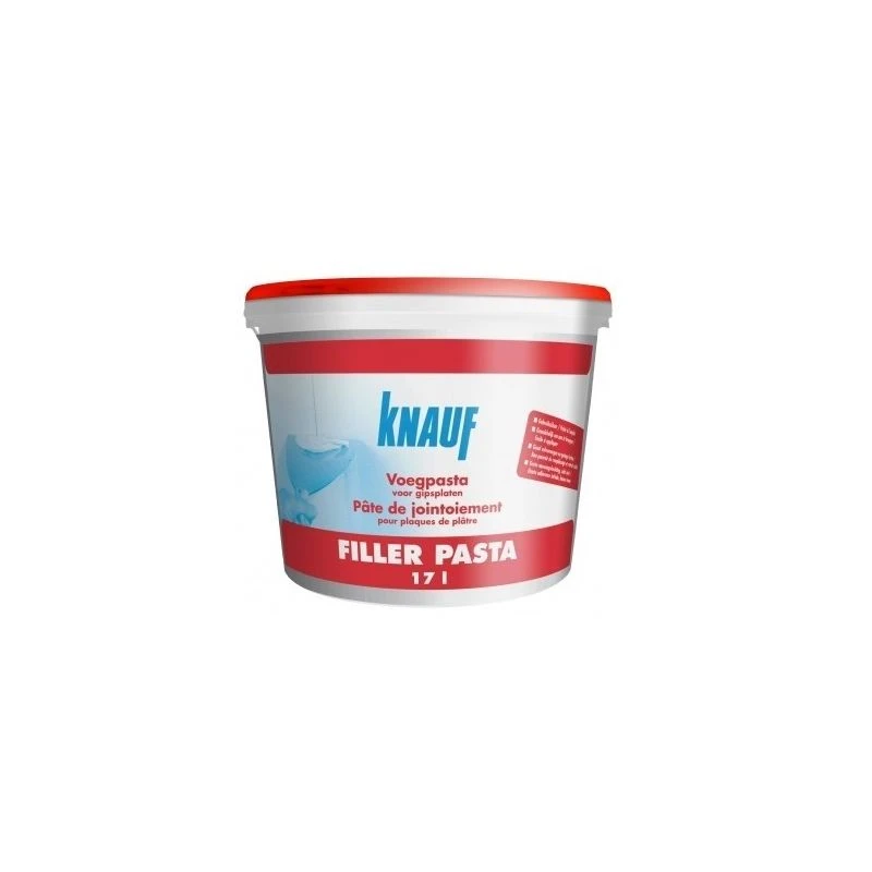 Knauf FILLER PASTA 17KG 2 Knauf FILLER PASTA 17KG - Afbeelding 2