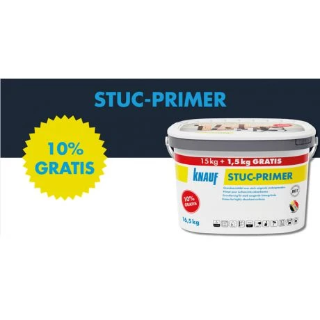 Knauf Stuc Primer 15KG + 1,5KG Gratis 2 Knauf Stuc Primer 15KG + 1,5KG Gratis - Afbeelding 2