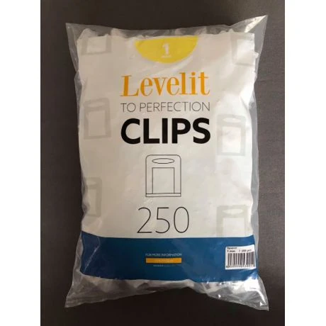 Levelit Clips (H6-12mm) Dikte 1mm - Pak Van 250 3 Levelit Clips (H6-12mm) Dikte 1mm - Pak Van 250 - Afbeelding 3