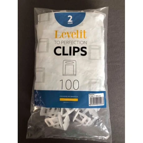 Levelit Clips (H6-12mm) Dikte 2mm - Pak Van 100 3 Levelit Clips (H6-12mm) Dikte 2mm - Pak Van 100 - Afbeelding 3
