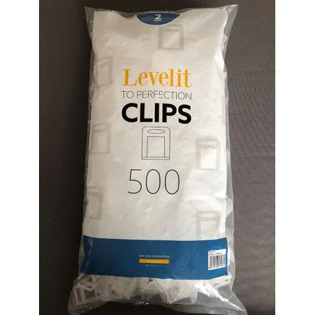 Levelit Clips (H6-12mm) Dikte 2mm - Pak Van 500 3 Levelit Clips (H6-12mm) Dikte 2mm - Pak Van 500 - Afbeelding 3