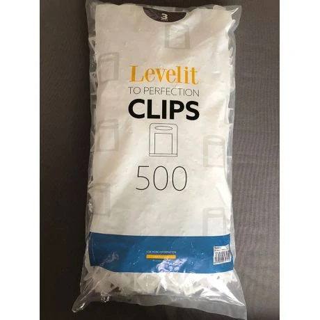 Levelit Clips (H6-12mm) Dikte 3mm - Pak Van 500 3 Levelit Clips (H6-12mm) Dikte 3mm - Pak Van 500 - Afbeelding 3