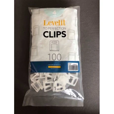 Levelit Clips (H6-12mm) Dikte 4mm - Pak Van 100 3 Levelit Clips (H6-12mm) Dikte 4mm - Pak Van 100 - Afbeelding 3