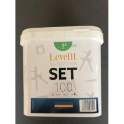 Levelit Kit 100 Clips 1.5mm + 100 Spieën + Tang -Bouw Materialens Winkel levelit kit 100 clips 15mm 100 spieen tang 4