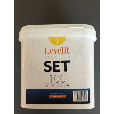 Levelit Kit 100 Clips 1mm + 100 Spieën + Tang 5 Levelit Kit 100 Clips 1mm + 100 Spieën + Tang - Afbeelding 5