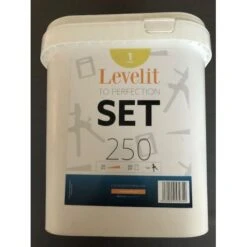 Levelit Kit 250 Clips 1mm + 250 Spieën + Tang -Bouw Materialens Winkel levelit kit 250 clips 1mm 250 spieen tang 4