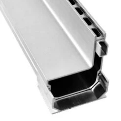 LSDRAINALU Side Drain 75 0,5m + Verbinding -Bouw Materialens Winkel lsdrain alu side drain 75 05m verbinding 2