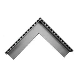 LSDRAIN ALU Side Drain 75 Buitenhoekverbinding