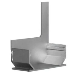 LSDRAIN ALU Side Drain 75 Eindstuk Gesloten Links