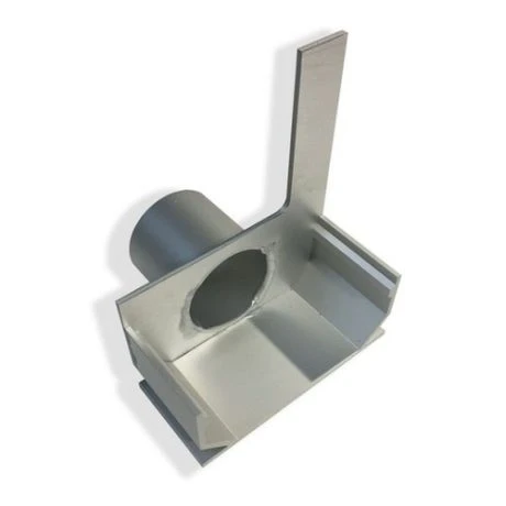 LSDRAIN ALU Side Drain 75 Uitloop Ø50 Links 2 LSDRAIN ALU Side Drain 75 Uitloop Ø50 Links - Afbeelding 2