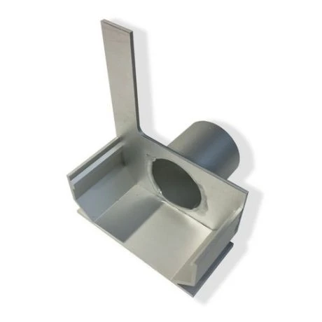 LSDRAIN ALU Side Drain 75 Uitloop Ø50 Rechts 2 LSDRAIN ALU Side Drain 75 Uitloop Ø50 Rechts - Afbeelding 2