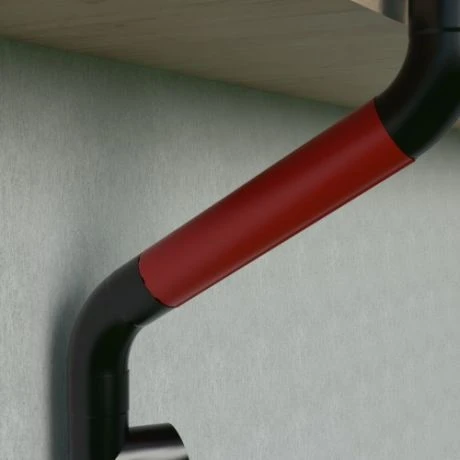 METIGLA N°10 Tussenpijp 1m - RAL7016 Antraciet Mat 2 METIGLA N°10 Tussenpijp 1m - RAL7016 Antraciet Mat - Afbeelding 2