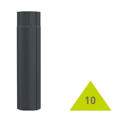 METIGLA N°10 Tussenpijp 1m - RAL7016 Antraciet Mat 1 METIGLA N°10 Tussenpijp 1m - RAL7016 Antraciet Mat