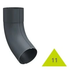 METIGLA N°11 Bocht 60° - RAL7016 Antraciet Glanzend