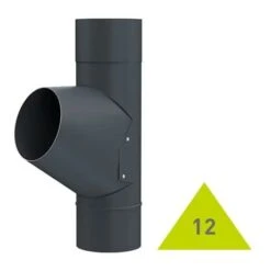 METIGLA N°12 Vertakking - RAL7016 Antraciet Mat