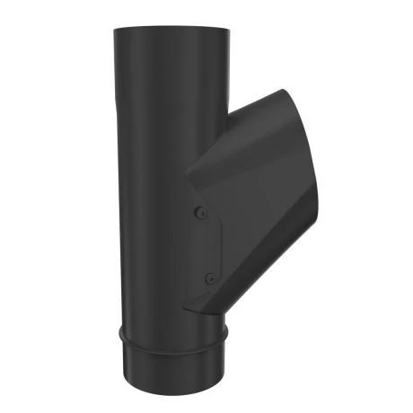 METIGLA N°12 Vertakking - RAL9005 Zwart Glanzend 2 METIGLA N°12 Vertakking - RAL9005 Zwart Glanzend - Afbeelding 2