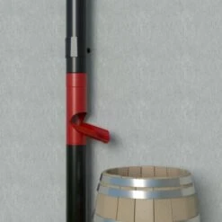 Voorkant -Bouw Materialens Winkel metigla n15 afvoervoet aanpasbaar ral9005 zwart mat 1