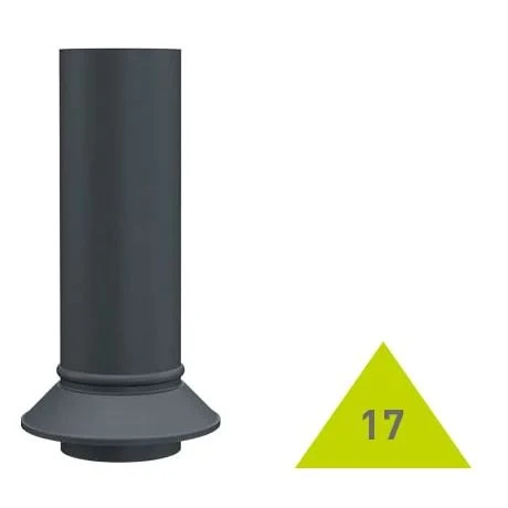 METIGLA N°17 Aansluitstuk Afvoer - RAL7016 Antraciet Glanzend 1 METIGLA N°17 Aansluitstuk Afvoer - RAL7016 Antraciet Glanzend