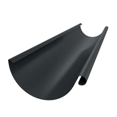 METIGLA N°5 Dakgoot 3m - RAL7016 Antraciet Glanzend 2 METIGLA N°5 Dakgoot 3m - RAL7016 Antraciet Glanzend - Afbeelding 2