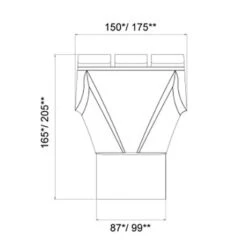 METIGLA N°8 Gootuitloop - RAL7016 Antraciet Mat -Bouw Materialens Winkel metigla n8 gootuitloop ral7016 antraciet mat 2