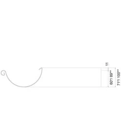 METIGLA N°9 Buitenhoek Goot - RAL9005 Zwart Mat 9 METIGLA N°9 Buitenhoek Goot - RAL9005 Zwart Mat -Bouw Materialens Winkel metigla n9 buitenhoek goot ral9005 zwart mat 3