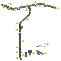 METIGLA N°9 Buitenhoek Goot - RAL9005 Zwart Mat 10 METIGLA N°9 Buitenhoek Goot - RAL9005 Zwart Mat -Bouw Materialens Winkel metigla n9 buitenhoek goot ral9005 zwart mat 4