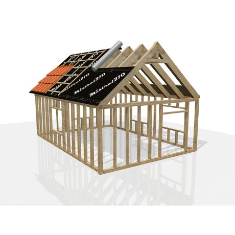 Mistral 210 Onderdakfolie Rol 75m² 2 Mistral 210 Onderdakfolie Rol 75m² - Afbeelding 2