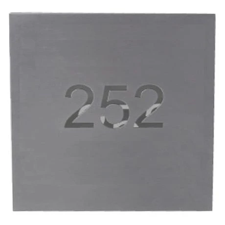 Nummergravure Op Inoxplaatje 18x18 Gelaserd 1 Nummergravure Op Inoxplaatje 18x18 Gelaserd