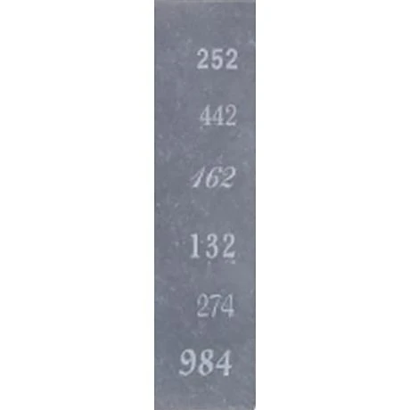 OPTIE Nummergravure Op Brievenbus Arduin 2 OPTIE Nummergravure Op Brievenbus Arduin - Afbeelding 2