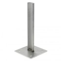 Paalhouder Met Voet Inox