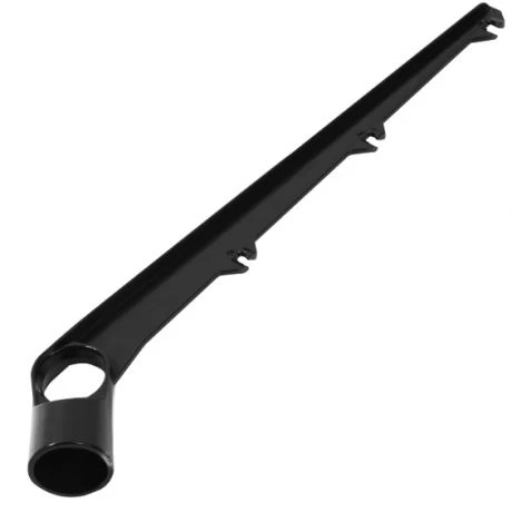 Paalopstand Schuin Ø48mm Zwart 1 Paalopstand Schuin Ø48mm Zwart