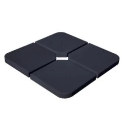 Parasolvoettegel 46x46cm 25KG Antraciet (set Van 4 Stuks) -Bouw Materialens Winkel parasolvoettegel 46x46cm 25kg antraciet set van 4 stuks 2