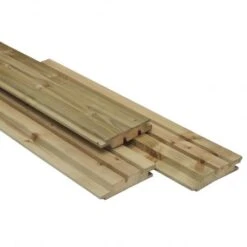 Plank Grenen 3,4x14,5 200cm Trippel Tand&Groef