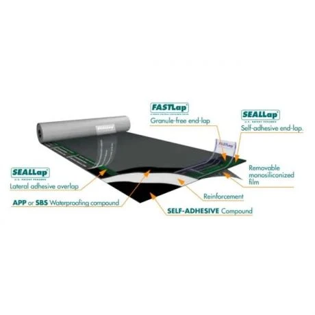 Polyglass Spider P SA 2mm F R Onderlaag Zelfklevend (15x1m) 2 Polyglass Spider P SA 2mm F R Onderlaag Zelfklevend (15x1m) - Afbeelding 2