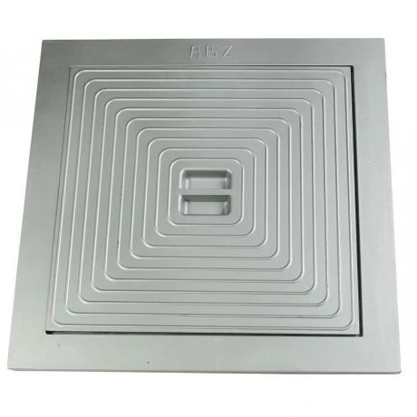 Putdeksel Aluminium ABZ HQ Dubbel 50x50 1 Putdeksel Aluminium ABZ HQ Dubbel 50x50