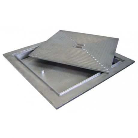 Putdeksel Aluminium Dubbel 60x60 1 Putdeksel Aluminium Dubbel 60x60