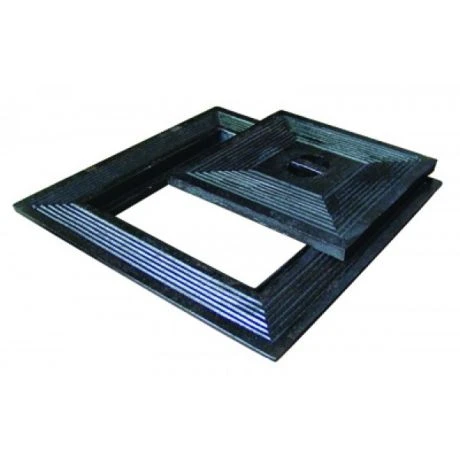 Putdeksel Gietijzer Enkel 80x80 2 Putdeksel Gietijzer Enkel 80x80 - Afbeelding 2