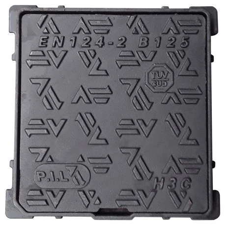 Putdeksel Gietijzer Nodulair B125 30x30 3 Putdeksel Gietijzer Nodulair B125 30x30 - Afbeelding 3