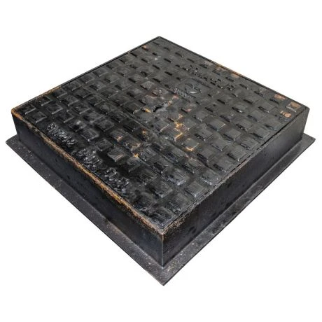 Putdeksel Gietijzer Nodulair D400 60x60 1 Putdeksel Gietijzer Nodulair D400 60x60