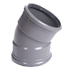 PVC Grijs Benor Bocht 30° Dia.160 2 Mof