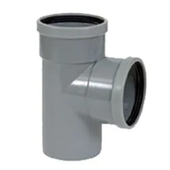 PVC Grijs Benor T-stuk 90° Dia.160 2 Mof
