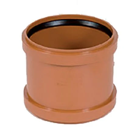 PVC Roodbruin Schuifmof Dia.200 1 PVC Roodbruin Schuifmof Dia.200